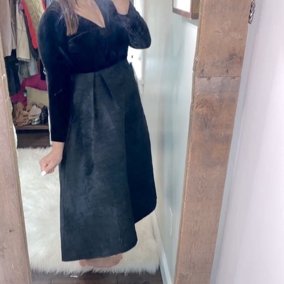 Soiree black poof dress size medium new with tags - Picture 2 of 8